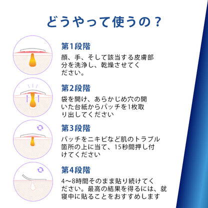 🫘Mickey® ダブルアクション ハイドロコロイド マイクロニードルパッチ